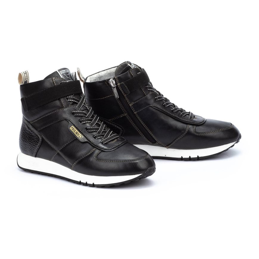 Women's Pikolinos BARCELONA Sneakers Black | NZ H197320